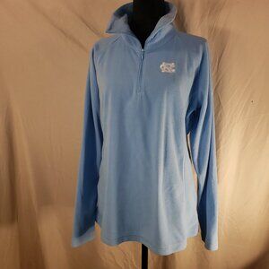 Columbia UNC Logo'd Light Blue Fleece Pullover - L